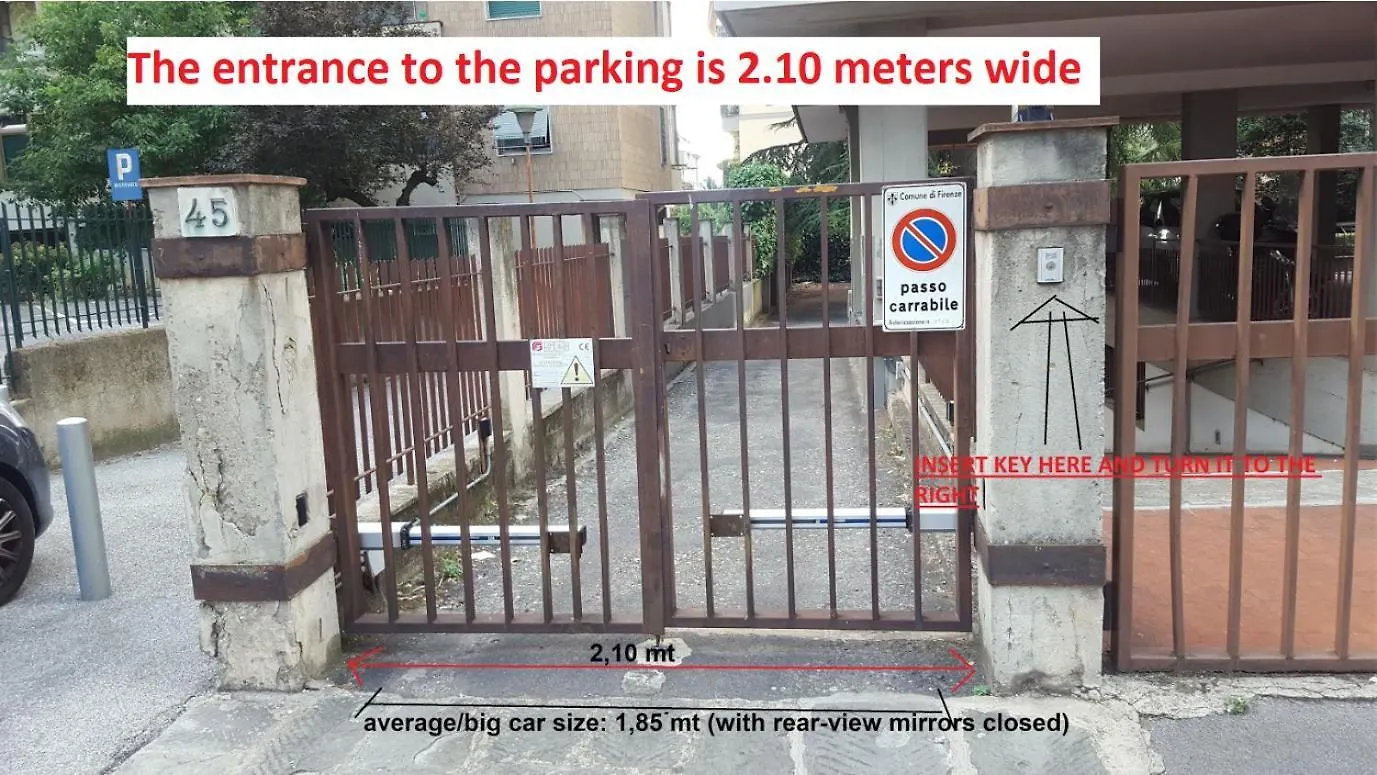 The Red Suite In Florence With Free Parking